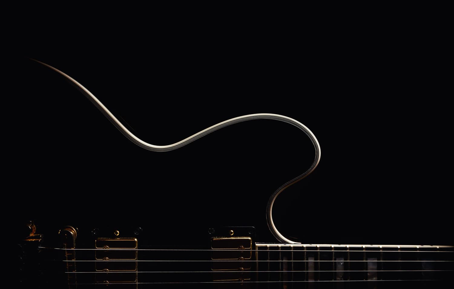 Silhouette of a guitarist
