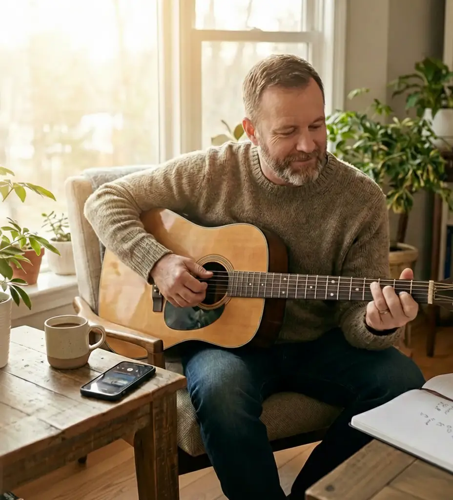 Guitar lessons for veterans