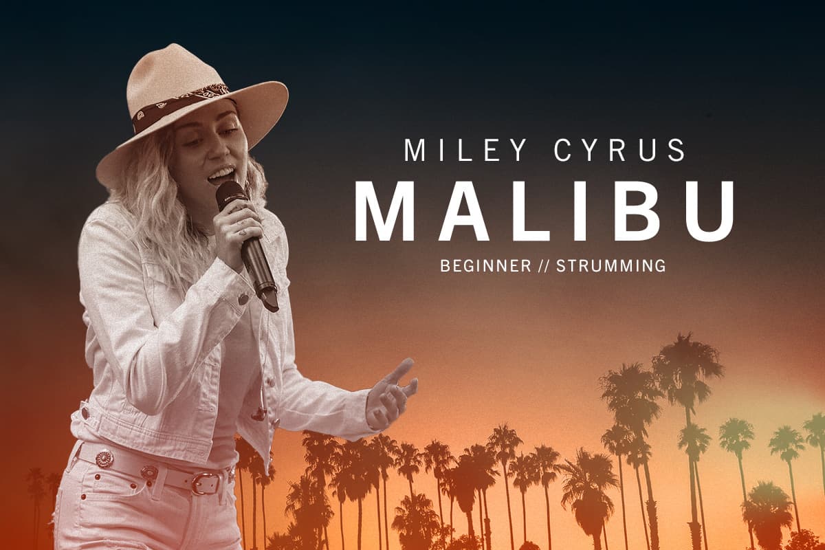 Guitar getaway - Malibu by Miley Cyrus